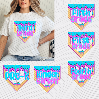 Icing Drip Grade Level T-Shirt *Back to School Sale*